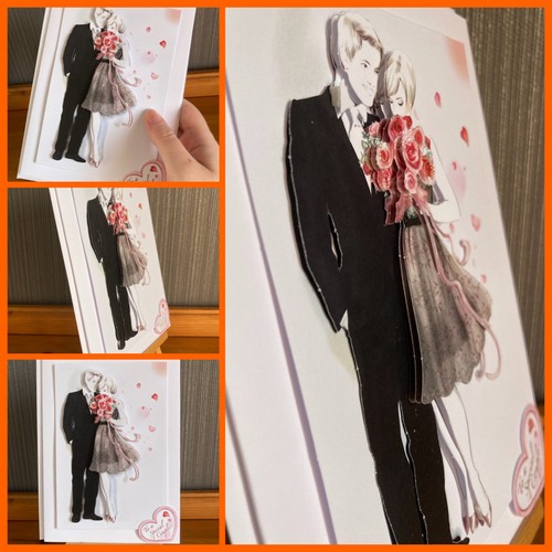 Handmade decoupage wedding - handmade, 3d