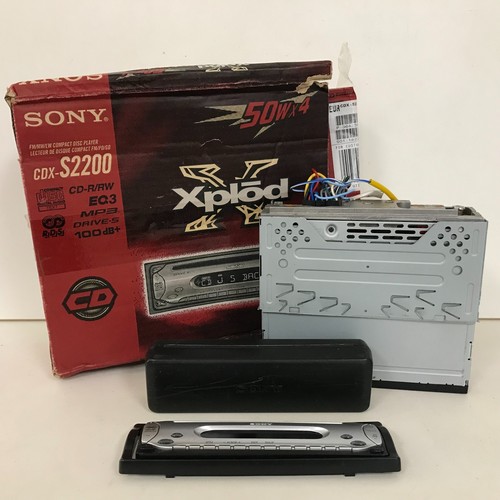 Sony cdx s2200 car - -s2200, stereo