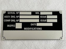 Martin Baker Ejection Seat Modification Plate MBEU16220 [D5D]
