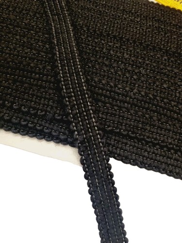 Black upholstery braid - upholstery,