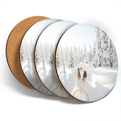 Coasters dog sled husky - ,