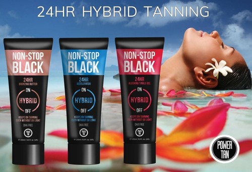 Power tan non - tan, black