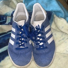 Adidas Gazelle Womens Trainers | Suede Blue: UK Size 5.5