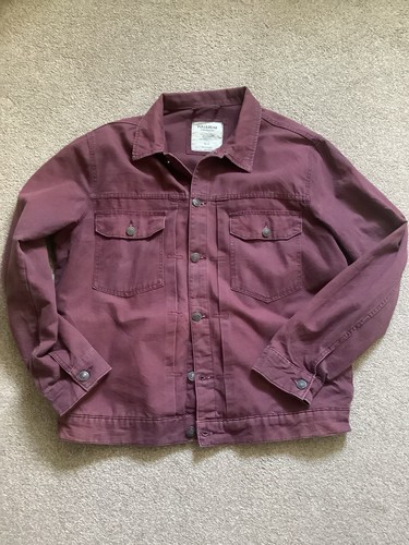 Men burgundy pull bear - burgundy, &