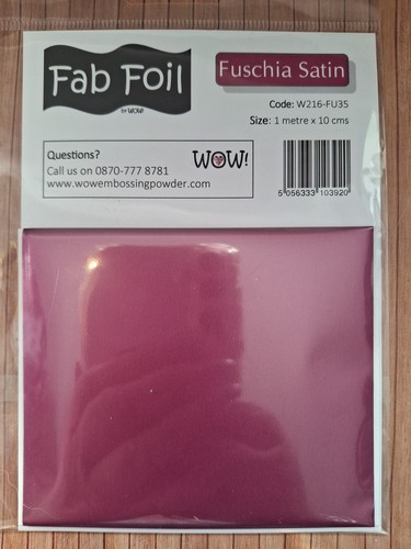 Wow fab foil fuschia - fab,
