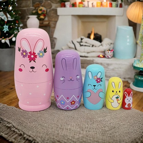 Rabbit nesting dolls russian - rabbit,