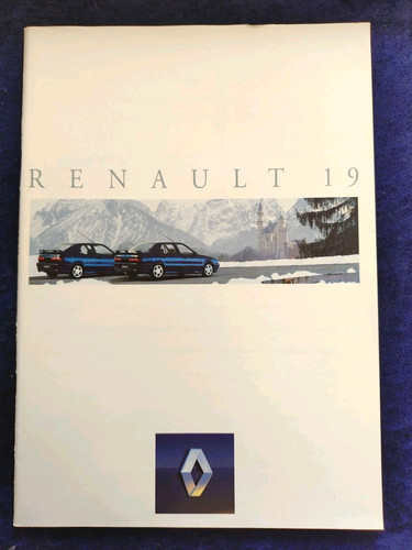 Renault brochure 1992 - brochure, 5.1992
