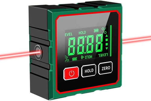 Digital angle finder with - angle,