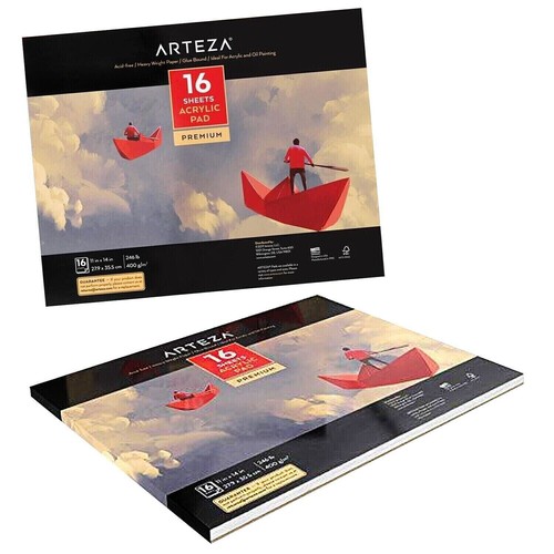 Arteza acrylic pad - acrylic, pad,