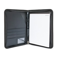 A4 Executive Conference Folder Portfolio PU Leather Document Organiser Case Bag