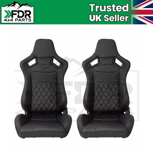 Front bucket sports seats - bucket, for