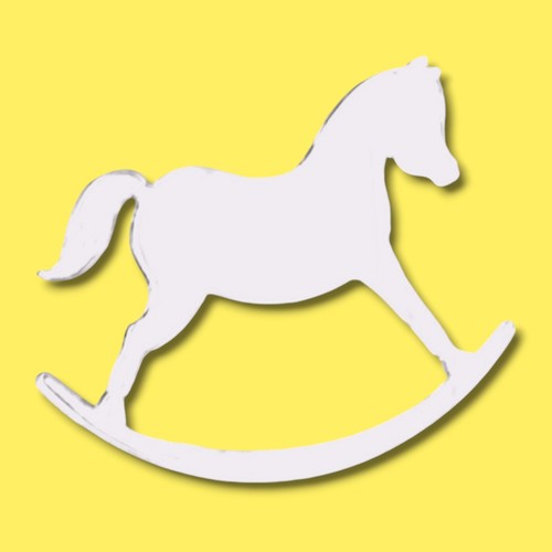 Rocking horse shaped - shaped, acrylic