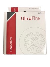 UltraFire UBH1 Fire Alarm Heat Detector for Kitchens (AA Batteries Included)