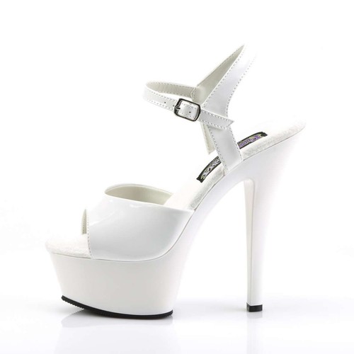 Pleaser white poledancing - white,