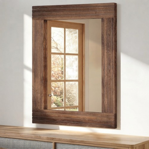 Large framed wood - large,