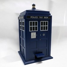 Police Public Call Box Doctor Who Logo BBC 2004 Tardis Blue Bin 17" Talking