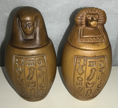 Egyptian canopic jars babi - x,