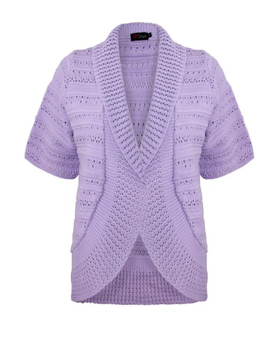 Ladies womens knitted shrug - ladies,
