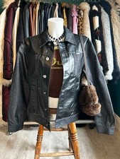 Vintage Black Patent Faux