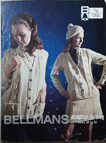 Orig vtge bellmans aran ladys - orig,