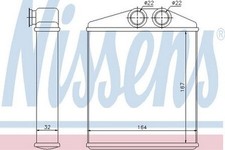 Nissens Heater for Vauxhall Corsa Z18XE 1.8 Litre October 2000 to October 2003