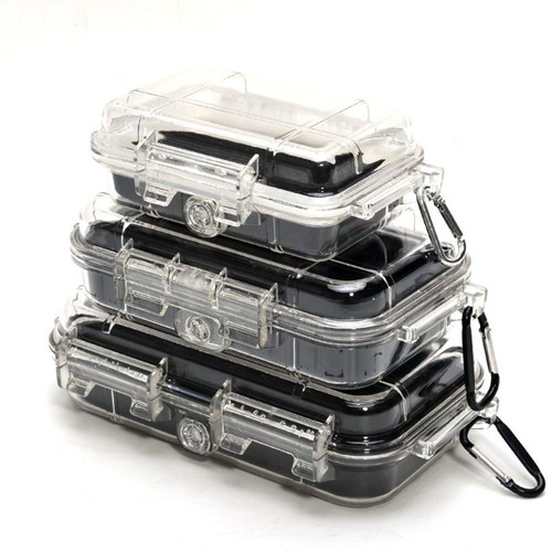 Transparent sealed storage box - transparent,