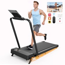 Treadmill Running Machine with Incline Folding Electric Walking Pad Home Fitness