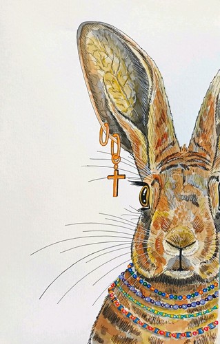Contemporary rabbit bunny - contemporary, rabbit/bunny