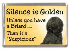 Briard (Black) Dog Fridge