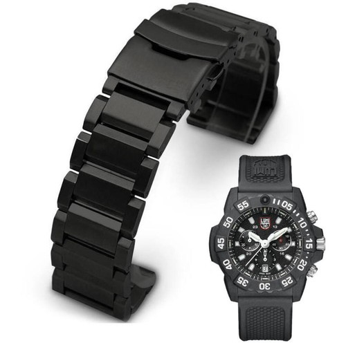 Metal replacement watch band - watch,