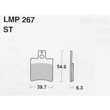 Brake Pads Athena Piaggio 50