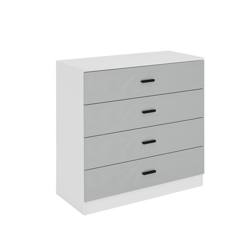 Modern white drawer chest - modern, 4