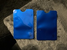 2pack, RFID Bank Card Blue Blocking Sleeve