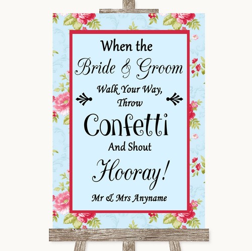 Shabby chic floral confetti - shabby,