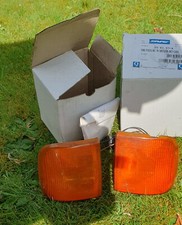 Fits Ford Fiesta MK2 Inc XR2 1984 to 1989 Indicator Lens Amber Set