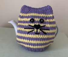 New Hand Knitted Lilac/Lemon