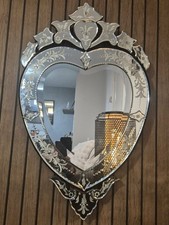 Venetian heart shaped large - heart,