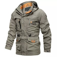 Mens Winter Warm Waterproof Military Jacket Combat Outdoor Tactical Hooded Coat