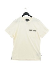 Barbour Men's T-Shirt L Cream