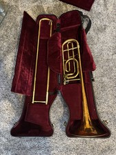 Conn 88H Trombone. Tenor Trombone With Trigger. Trigger Is Stiff