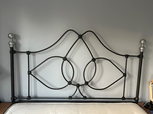 Iron king size headboard