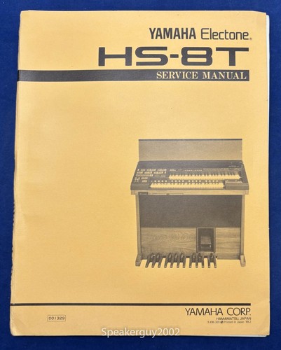 Original yamaha electone 8t - original, hs-8t