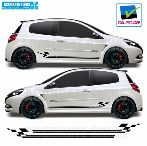Stickers for renault clio side - for,