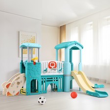 Kids XL Castle Double Slide