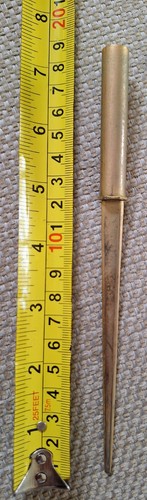 Brass letter opener - brass,