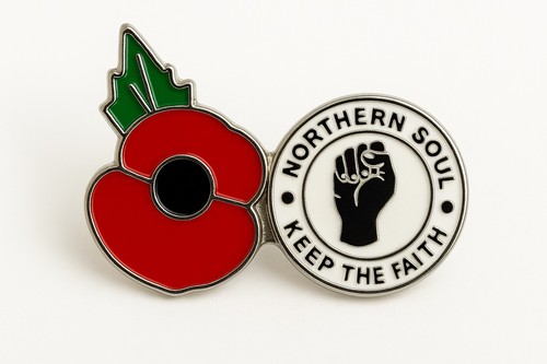Northern soul pin - pin, badge