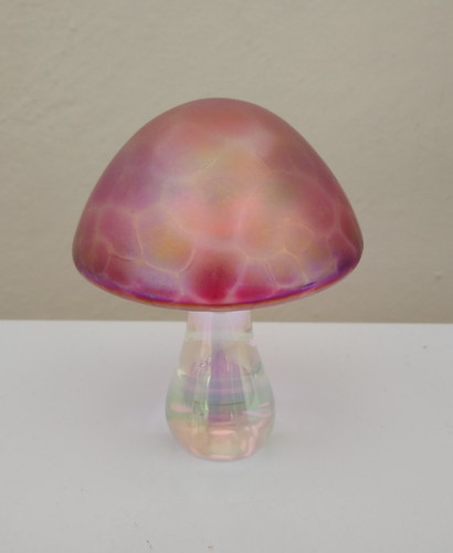 Heron glass mushroom - heron,