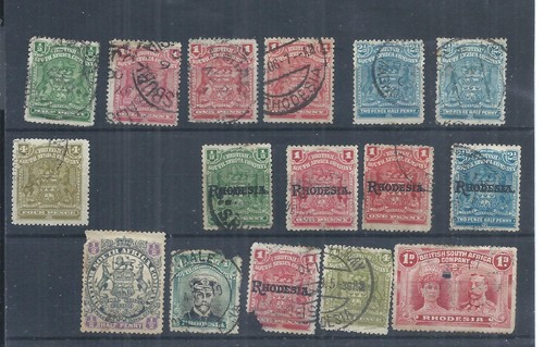 Rhodesia stamps mainly 1898 - stamps.,