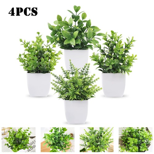 4pack fake plants mini - fake,