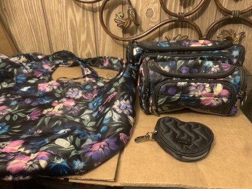 Lug bloom black floral - lug,